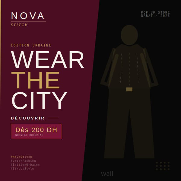 NOVA STITCH — identité visuelle streetwear